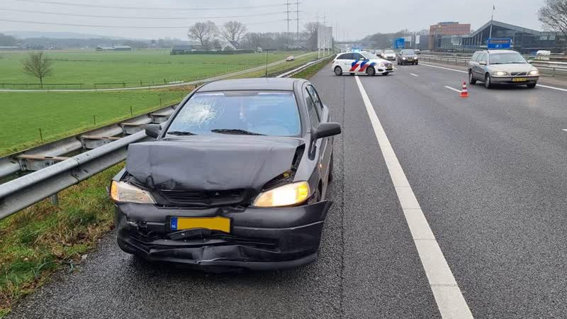 Geen Gewonden Na Kop-staartbotsing Op A18